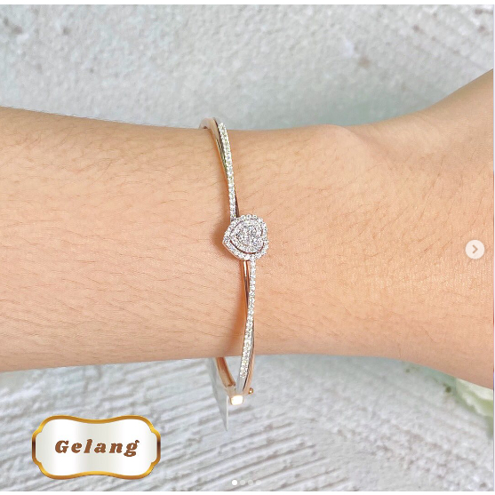 Elco Jewellery - Gelang Berlian Eropa F Vvs | GBRT-00106SH Berkualitas dan Bergaransi