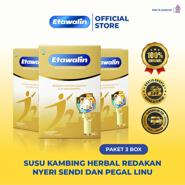 

Susu Etawalin Original Atasi Nyeri Sendi & Tulang