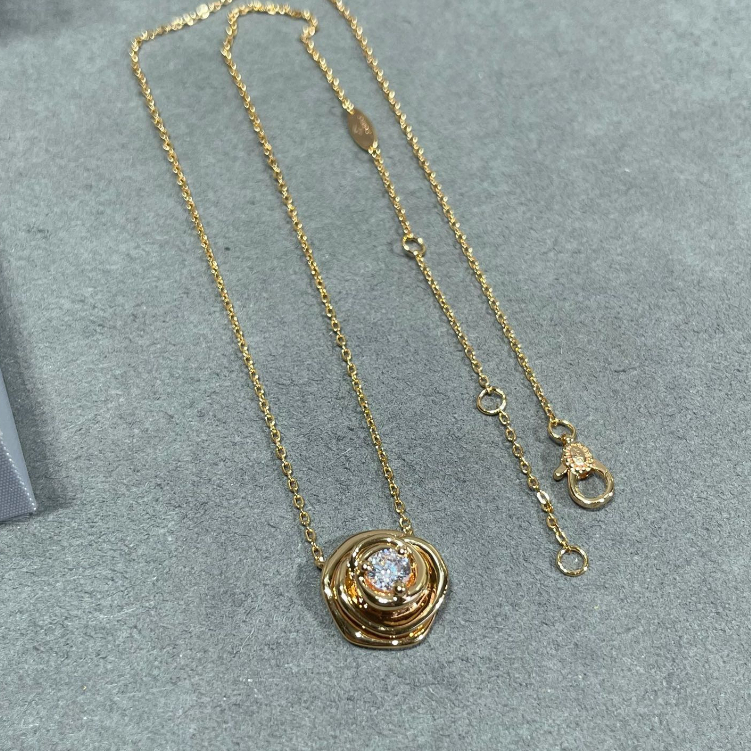 8K Emas Real Dior kalung 1.6gram