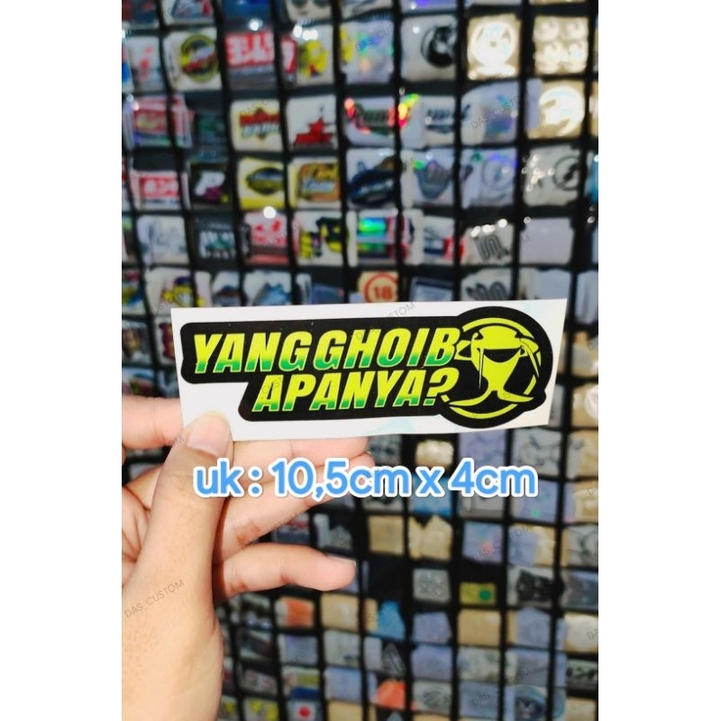 sticker printing YANG GHOIB APANYA?