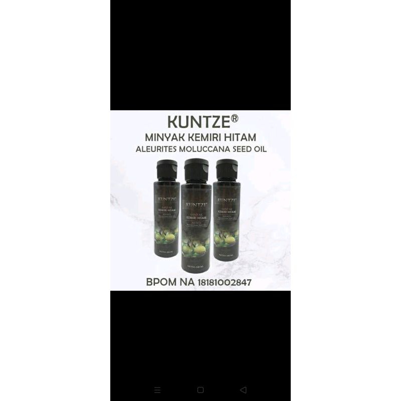 minyak kemiri kuntze