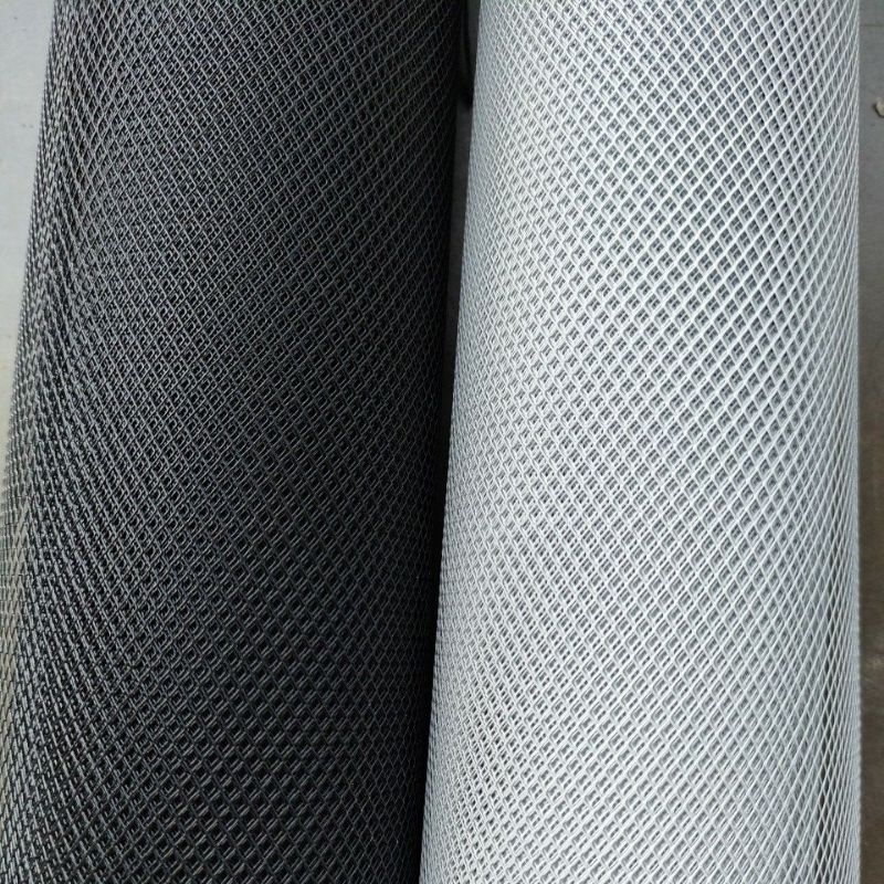 1 ROLL 10 Meter Kawat parabola baja tebal ( HITAM / PUTIH ) kawat nyamuk lubang angin tebal jaring k