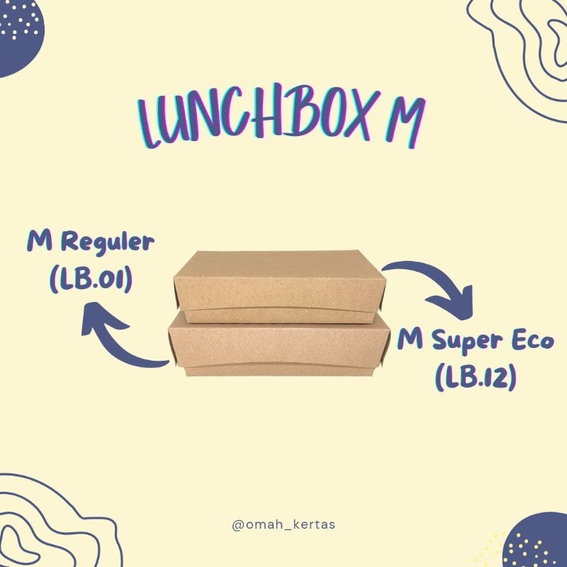 Paper Lunch Box M Laminasi
