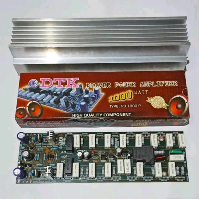 Driver Power Amplifier 1000W DTK PD 1000 P Plus Heatsink 2U 30cm