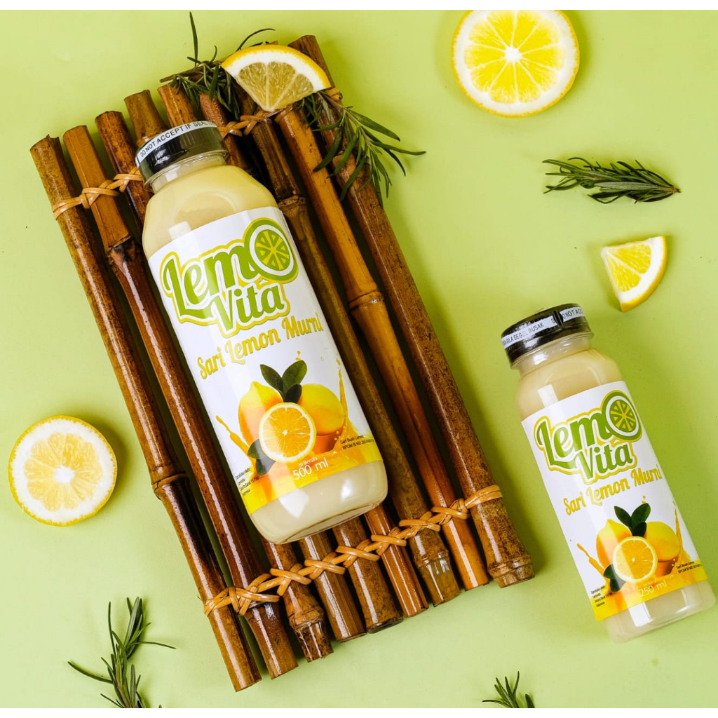 

Ay00! BPOM PAKET 1 Liter Lemovita Fresh Sari Lemon Jus Lemon Halal