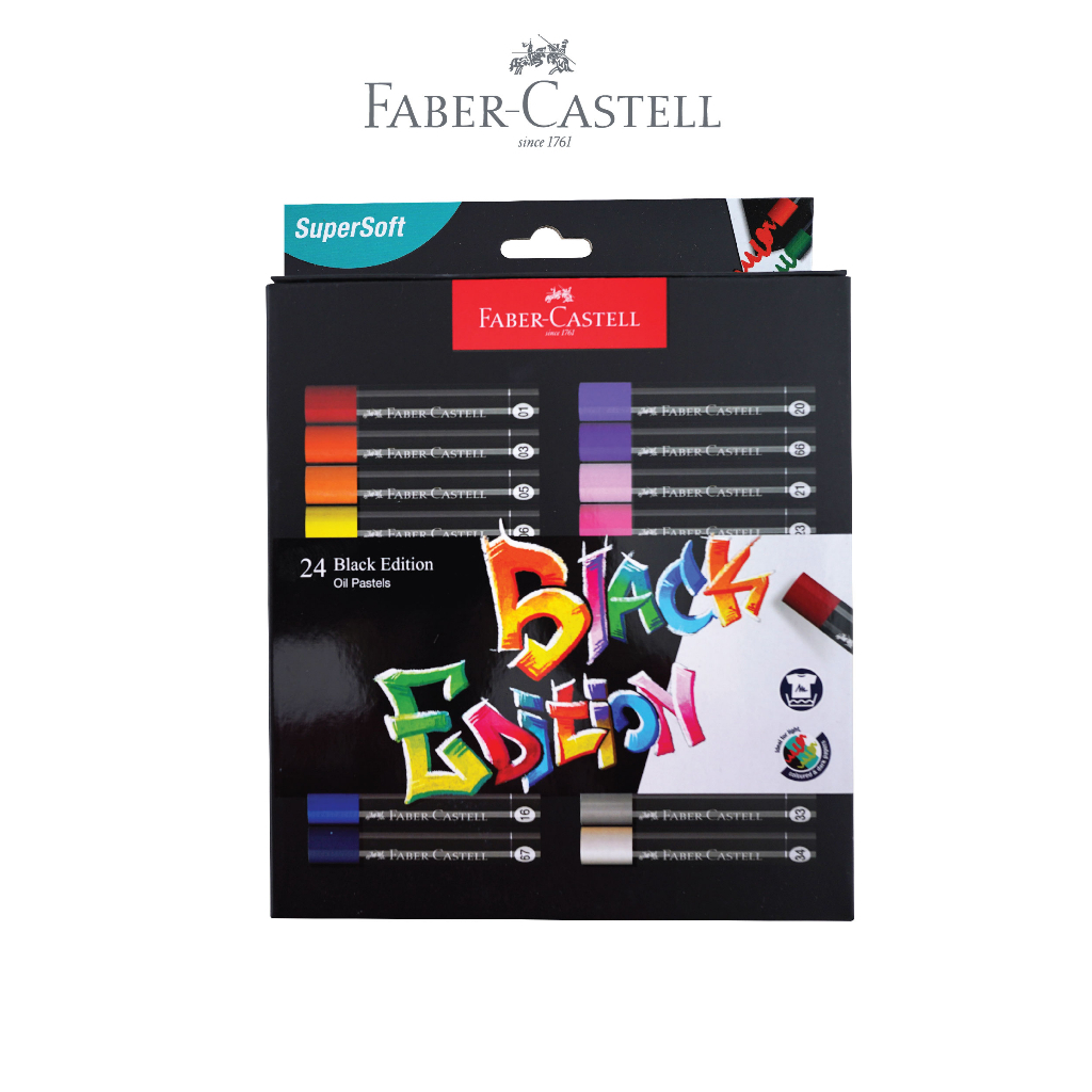 

Faber-Castell Black Edition Oil Pastel Series 24 Warna #220024 Crayon Faber Castell Black Edition Krayon Hitam