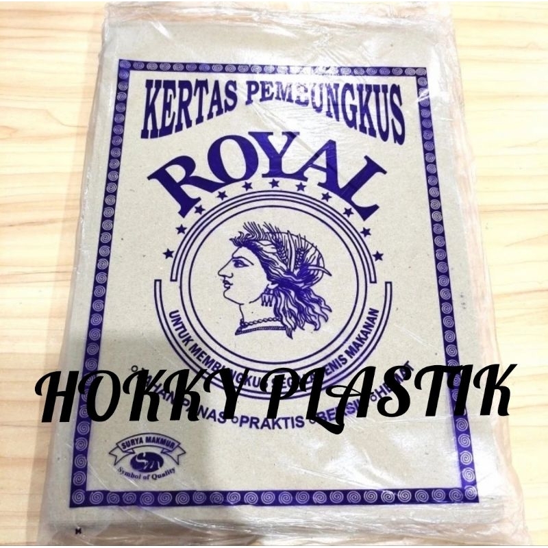 Kertas Nasi ROYAL / Pembungkus Nasi Royal (isi 100 lbr)