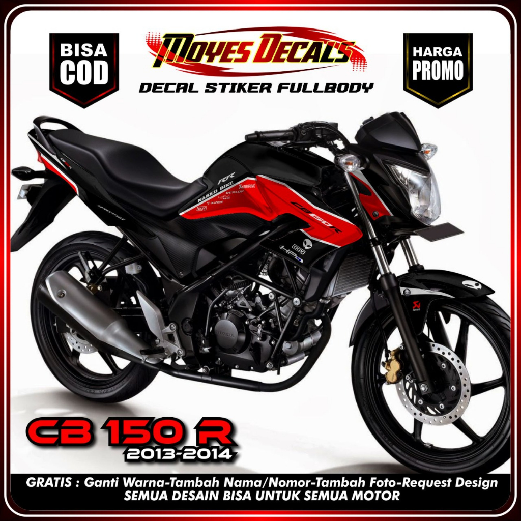 Decal Cb150r Old Full Body Stiker Cb150r Old Full Body Striping Cb 150r Old Full Body Racing