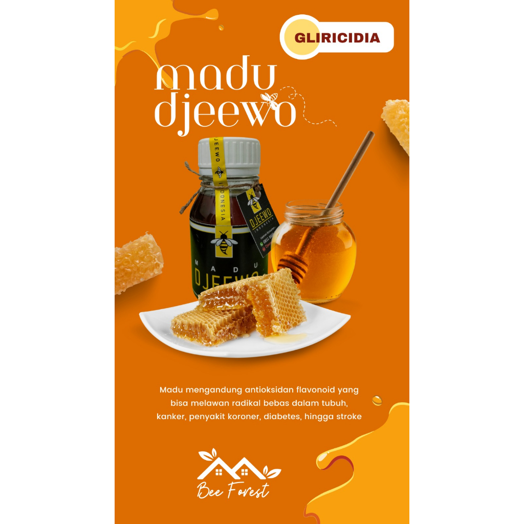 

Madu Djeewo - 100% Madu Murni dari nektar bunga Glirisidia netto 350 gram