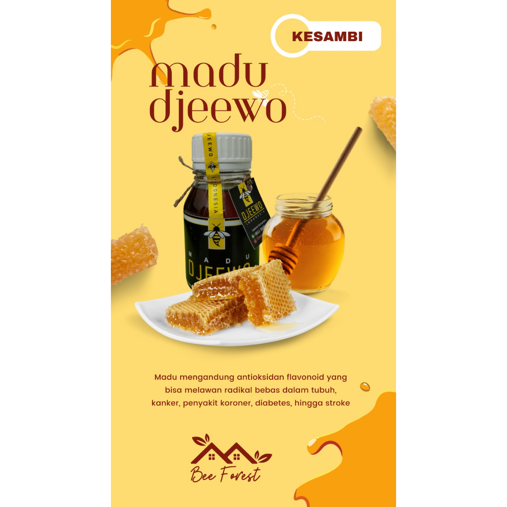 

Madu Djeewo - 100% Madu Murni dari nektar bunga Kesambi netto 350 gram