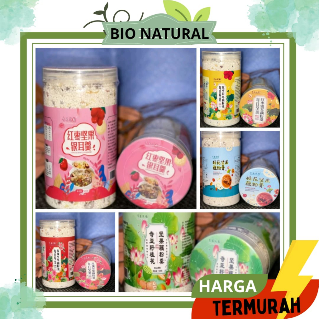 

lotus root powder bubuk Akar Teratai Makanan Diet Healthy Food (variasi toples) 500gr