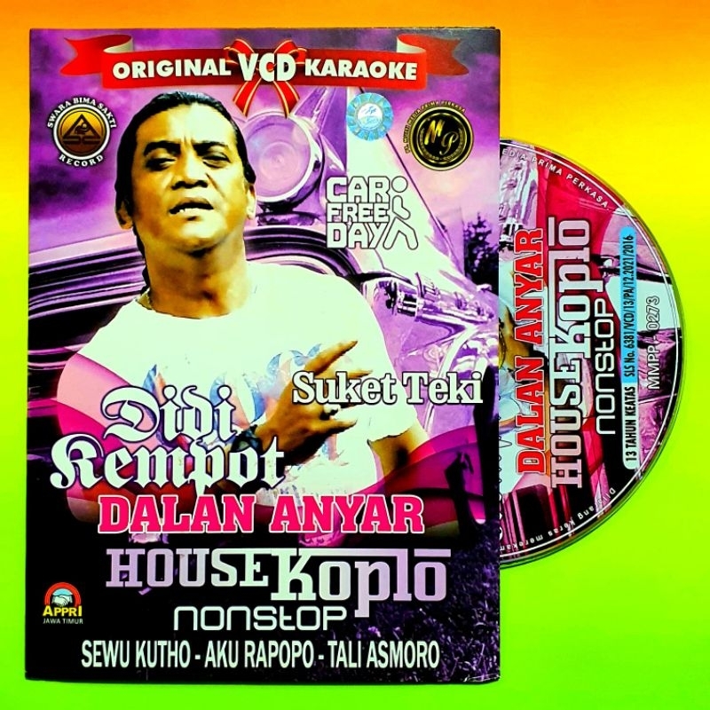 TERLARIS KASET VCD ORIGINAL LAGU DIDI KEMPOT TERBARU BISA KARAOKE