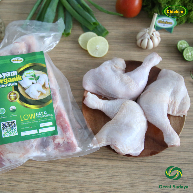 

Paha Ayam Utuh Berkah Chicken Organik Paha utuh 1kg