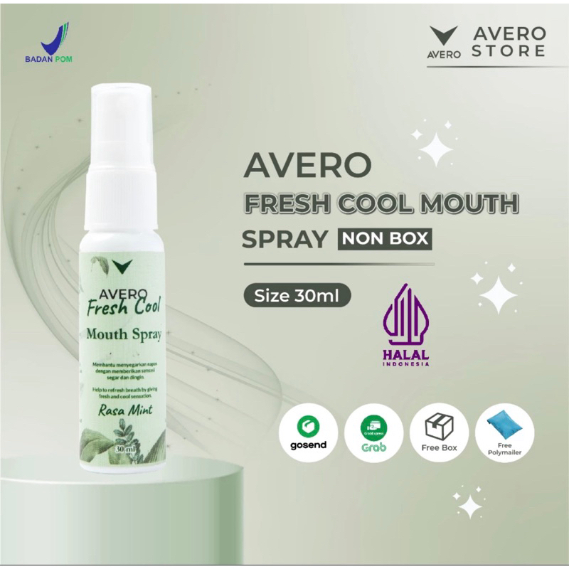 AVERO FRESH COOL MOUTH SPRAY / PARFUM, PENGHARUM, PENYEGAR MULUT
