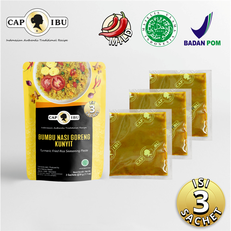 CAP IBU Paket Bumbu Nasi Goreng Sachet Pouch BONUS Bumbu Mie Goreng