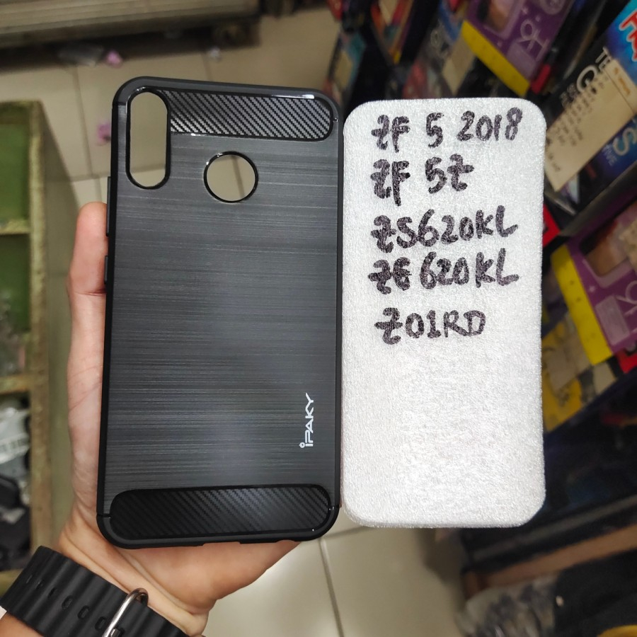 KARET ASUS ZENFONE 5Z / 5 2018 / ZE620KL / ZS620KL / Z01RD SOFTCASE SILIKON DAN ANTIGORES MANTUL