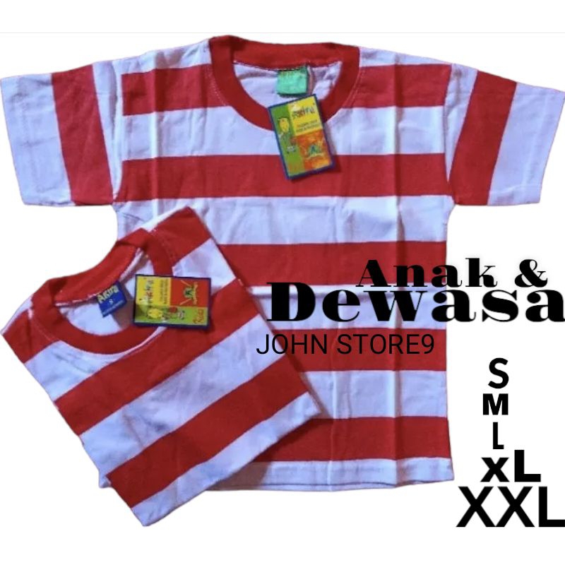 Kaos sakera  madura Tshirt merah putih atasan reog