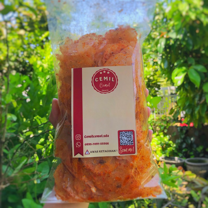 

Keripik Kaca Pedas 250gr