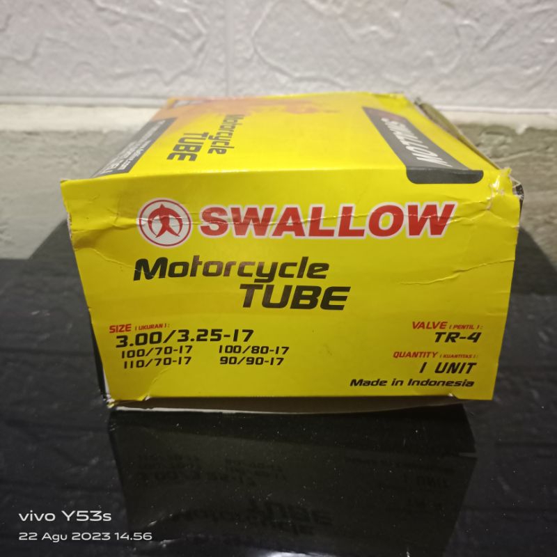 Ban dalam SWALLOW ring 17/ban dalam ukuran 300/325-17 ban 110/70-17