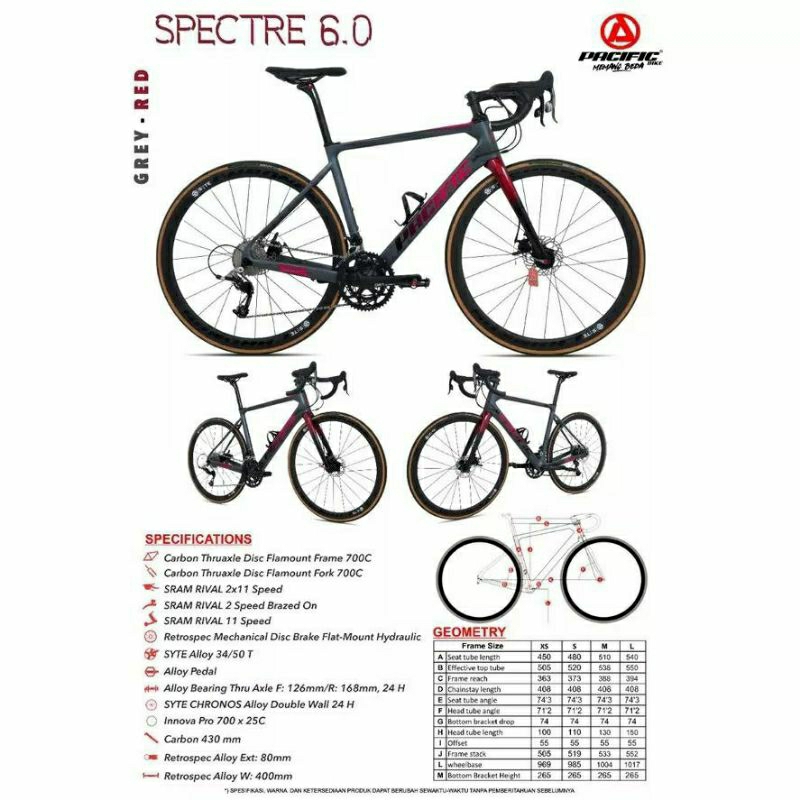 Sepeda Road Bike SPECTRE 6.0 By Pacific