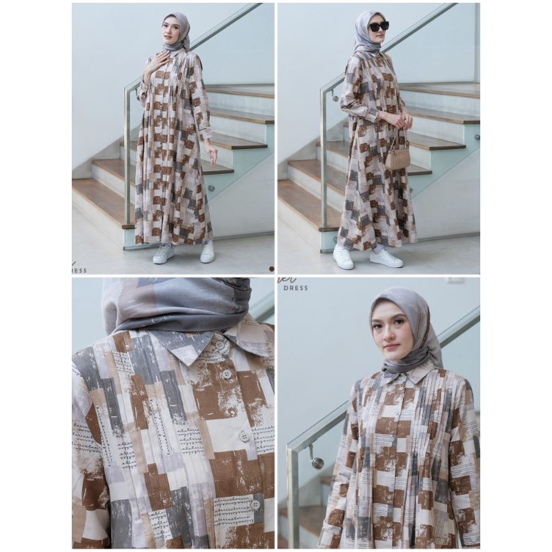 NEW KORINA PAPER dress || New KORINA RHEA dress || gamis korina terbaru || Korina promo || dress Kor