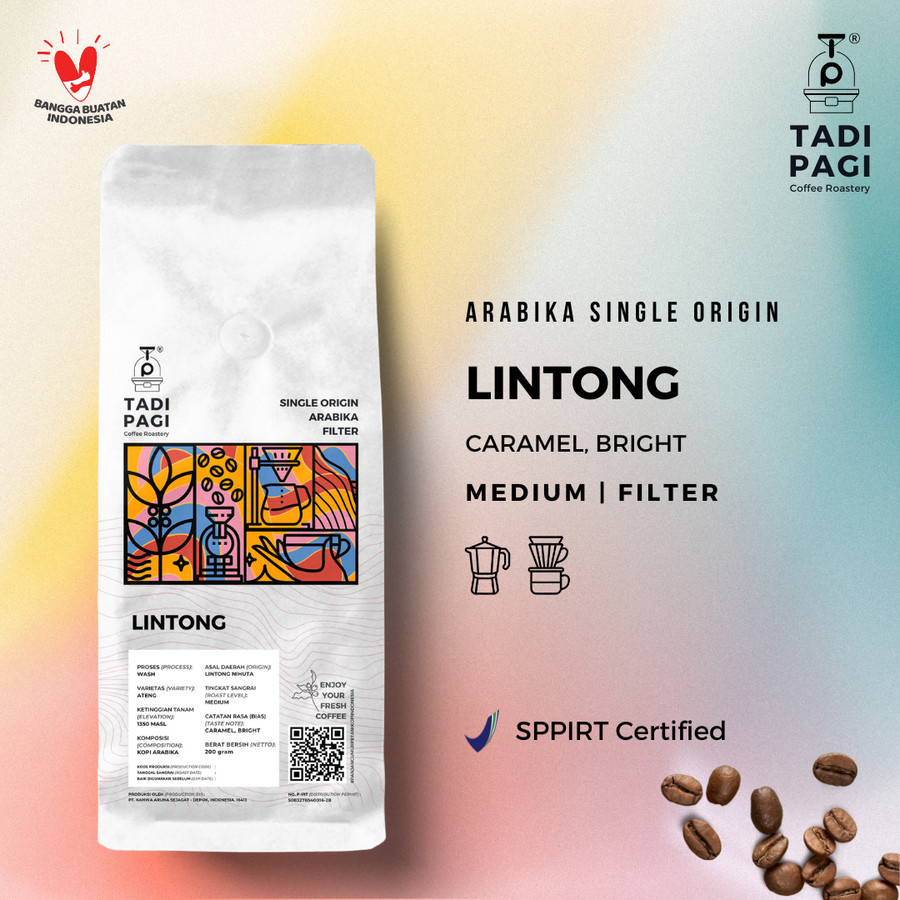 

Lintong 100 gr Roast Bean Coffee - Biji Kopi Matang SMALL PACK