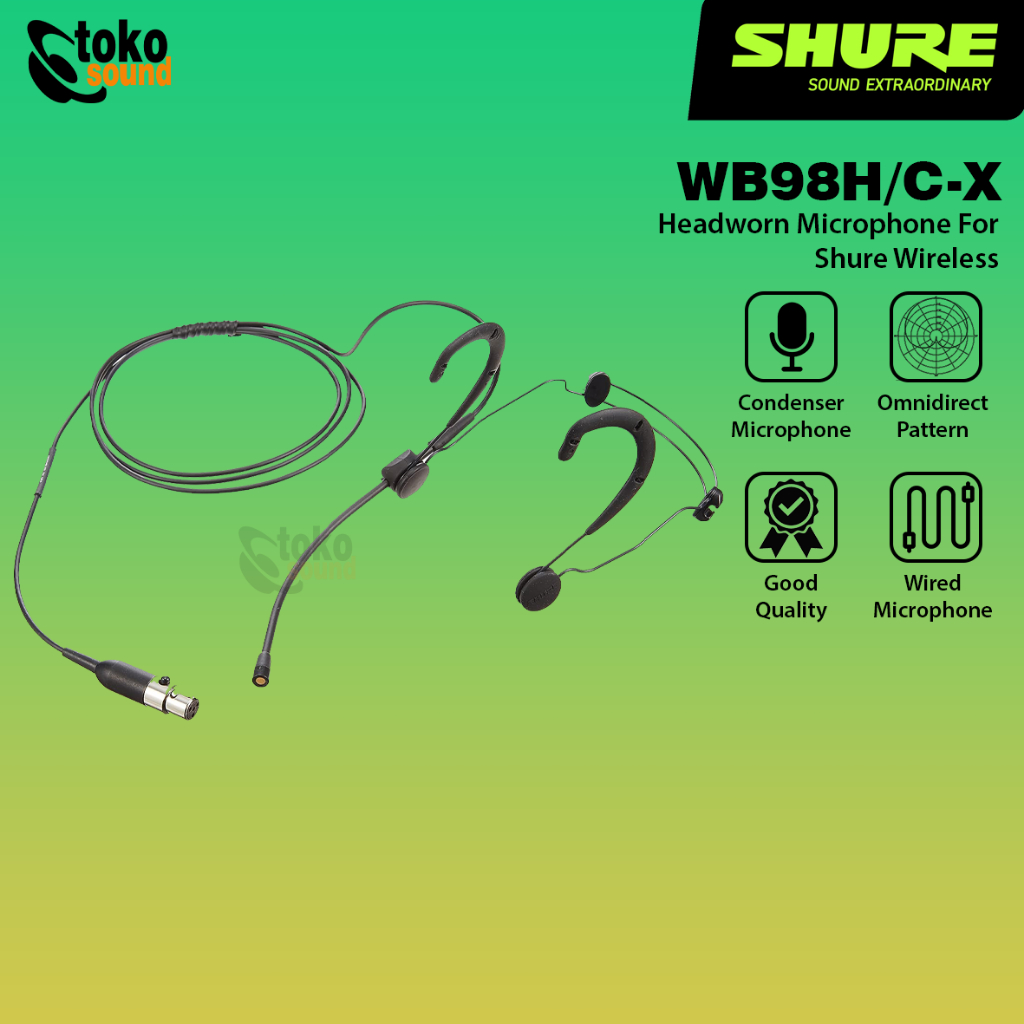 Shure WBH53 - Condenser Headworn Microphone Original