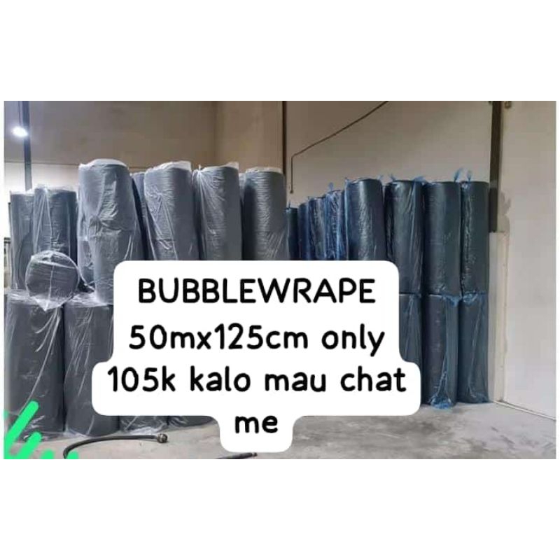 

❤️READY Bublewrap 50mX125cm 2.4kg (1 gulung)