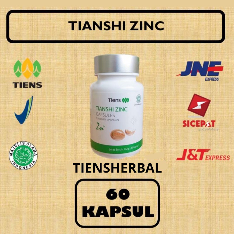 Zinc Suplemen Makanan Kesehatan Penggemuk Badan Zinc Tiens Suplemen Peninggi Badan Zinc Anak 2 tahun