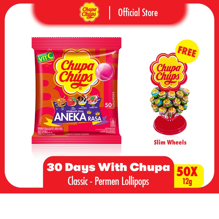 

30 Days With Chupa Chups Lollipops Classic Bonus Slim Wheels