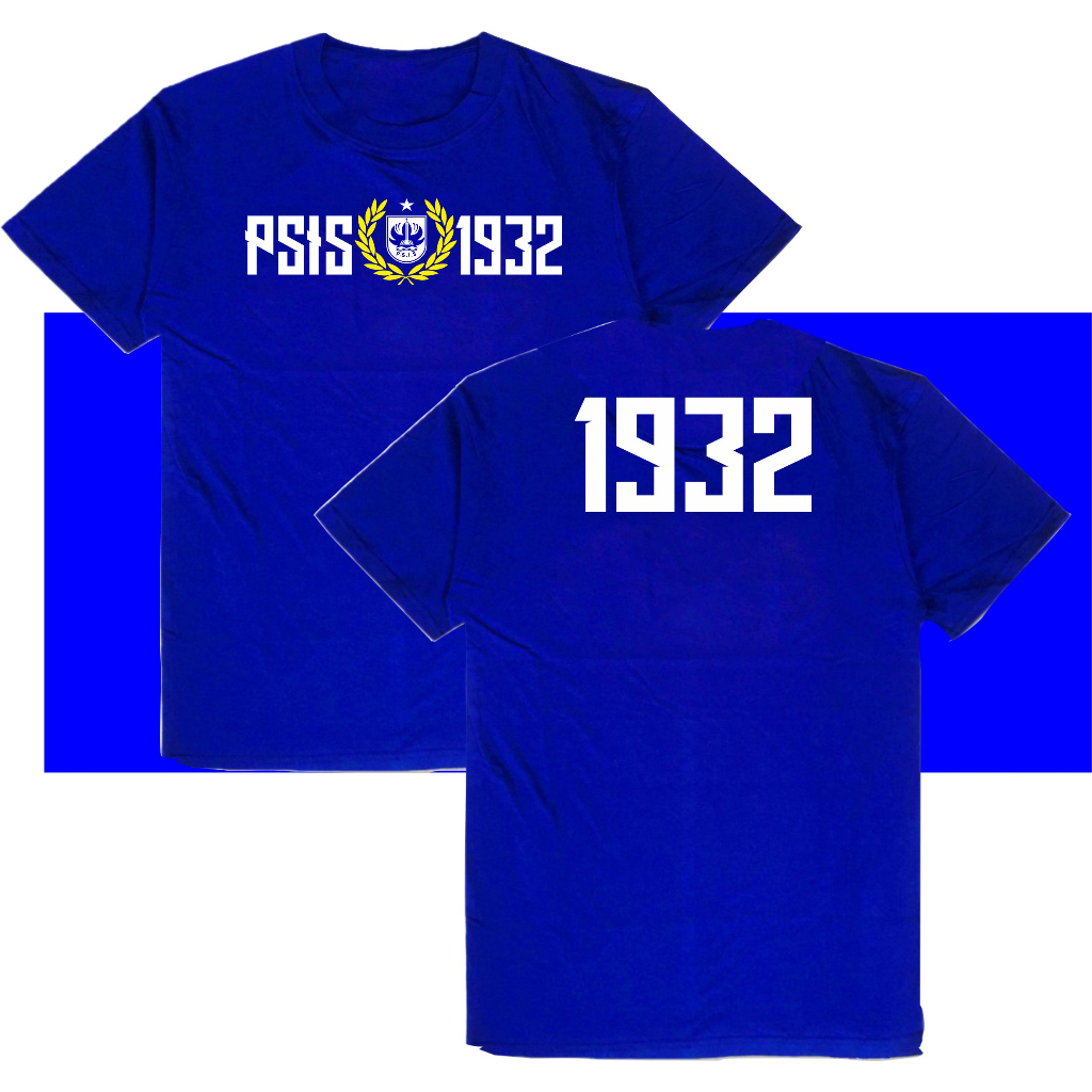 kaos psis semarang warna hitam motif 1932 // kaos suporter psis semarang terlaris CODE 31