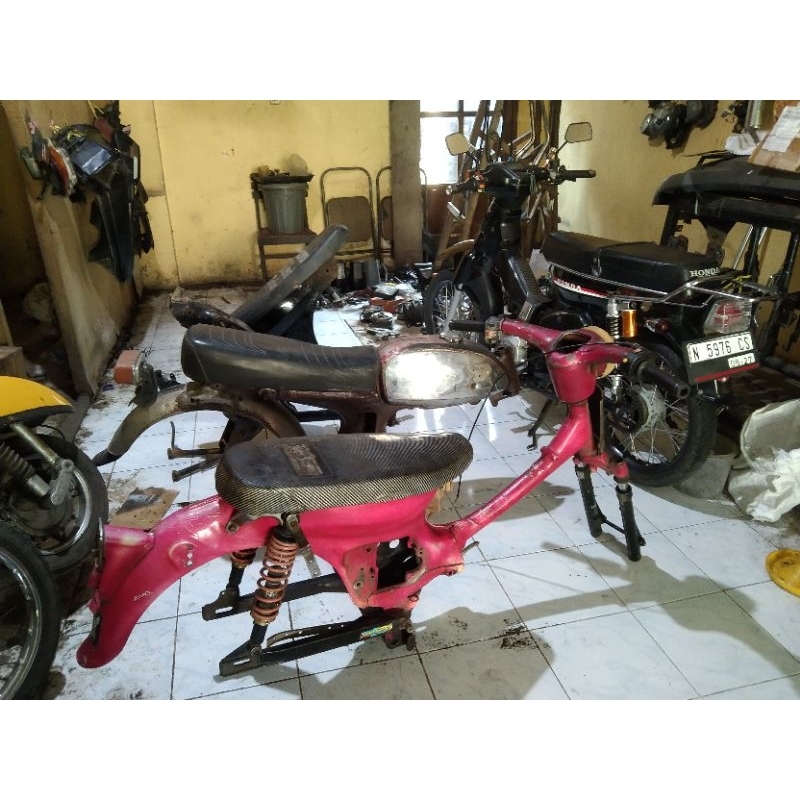 RANGKA/FRAME SET HONDA C70,ASTRA S90 DAN SUPERCUP C700/800