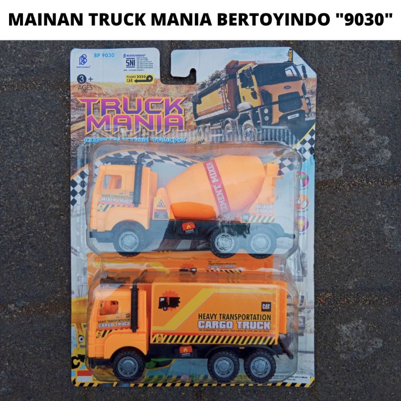MAINAN TRUCK MANIA BERTOYINDO "9030" - MOBIL TRUCK ANAK PLASTIK