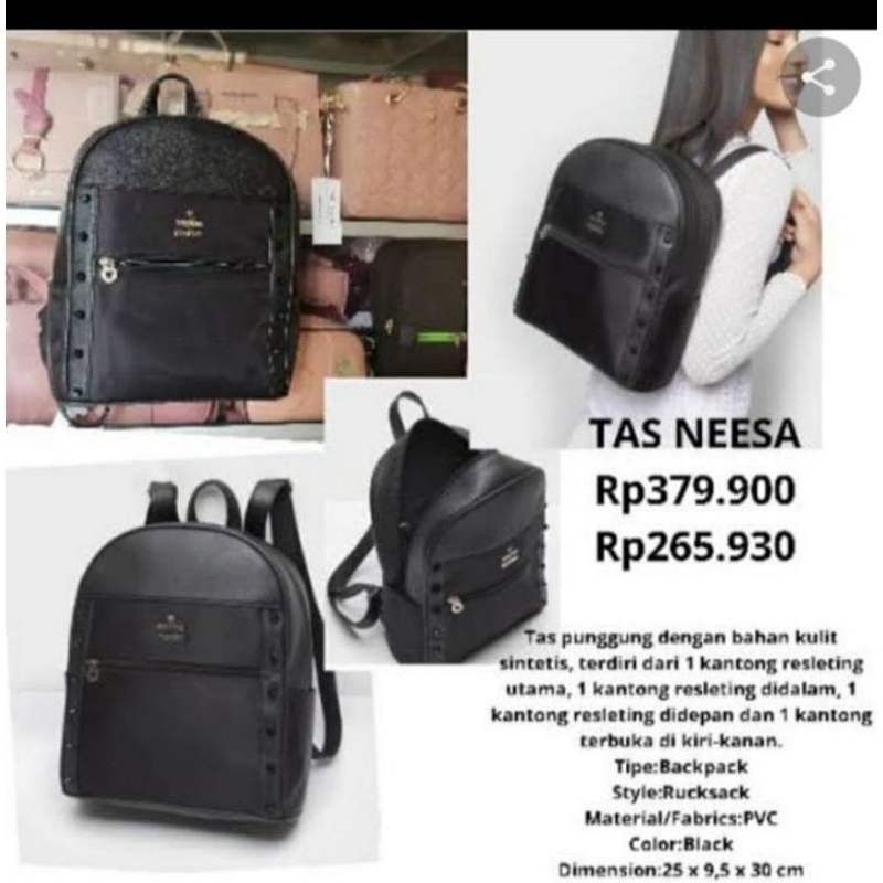 tas ransel neesa tas ransel sophie martin paris