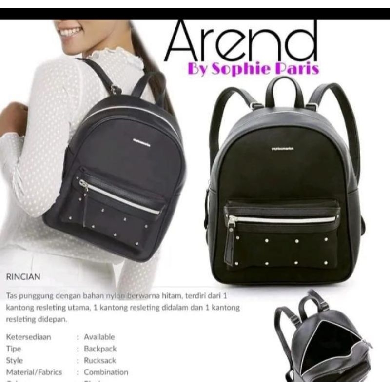 tas arend ransel sophie paris