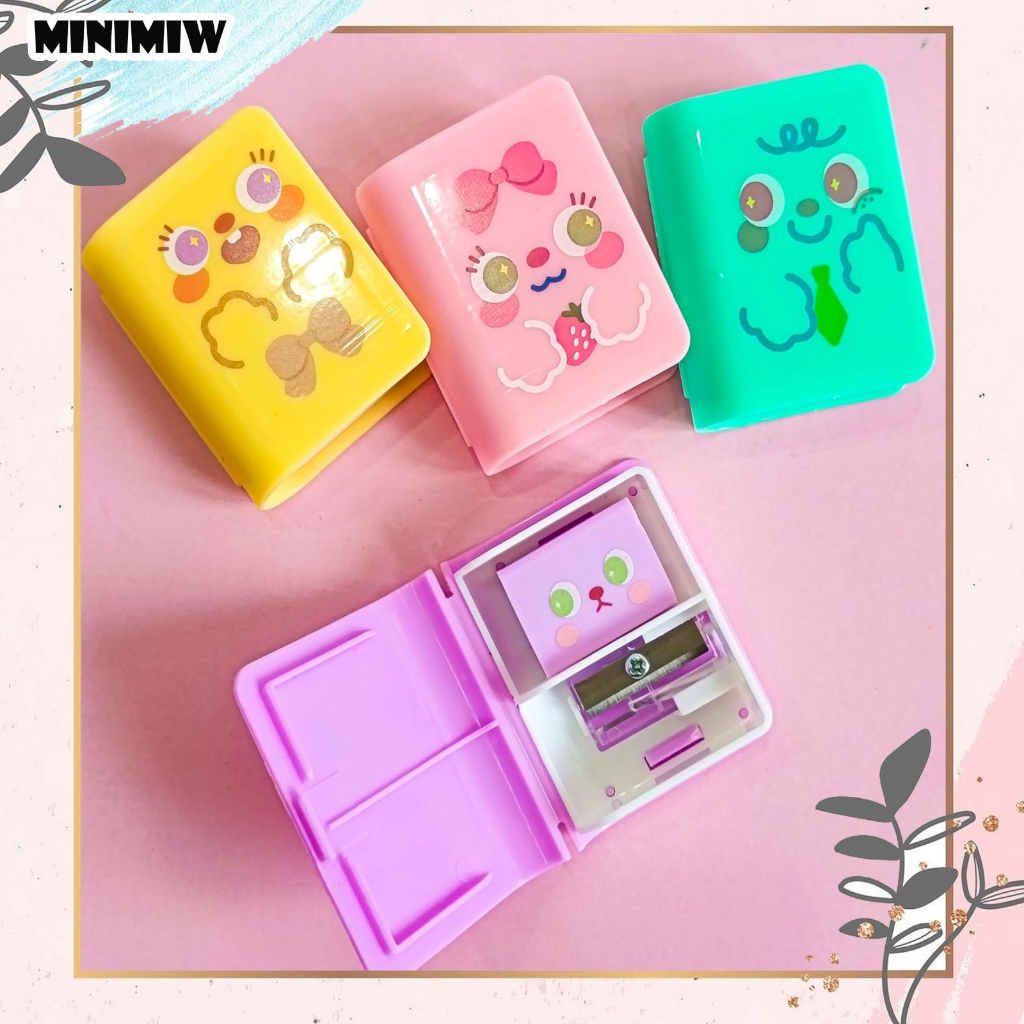

RAUTAN JOYKO ER-131 HAPUSAN SERUTAN ERASER SHARPERNER ALAT-ALAT SEKOLAH AESTHETIC COD WAJAH LUCU IMUT KADO UNIK