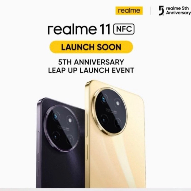 Realme 11 4G NFC 8+8/256 GB Garansi Resmi