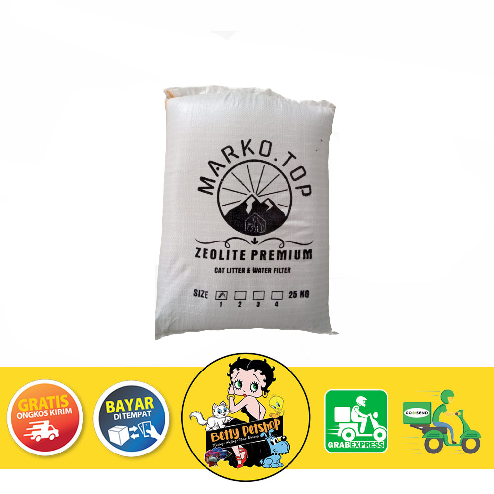 PASIR kucing ZEOLIT 25 KG