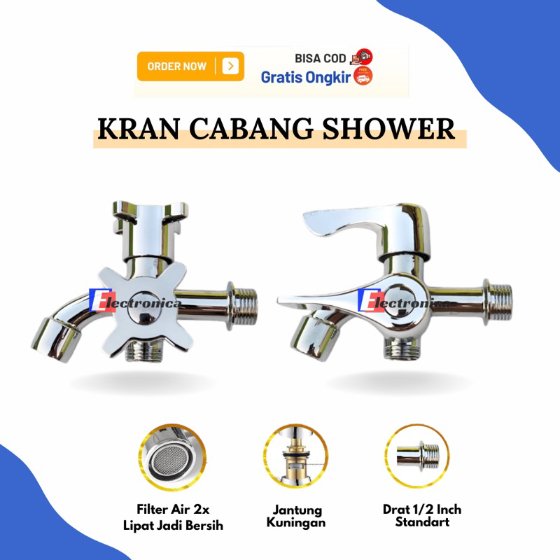 KRAN CABANG SHOWER / KRAN AIR CABANG DUA
