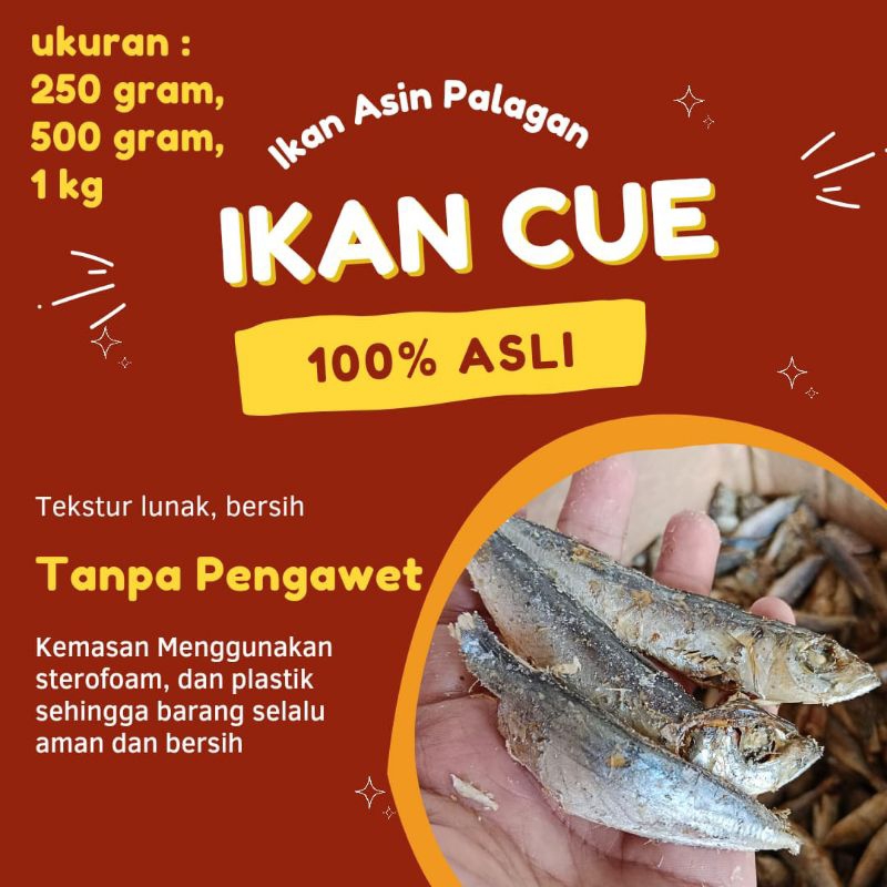 

Ikan Asin Cue HARGA MURAH KUALITAS TERJAMIN 100% tersedia ukuran 250 gr, 500gr, 1 kg