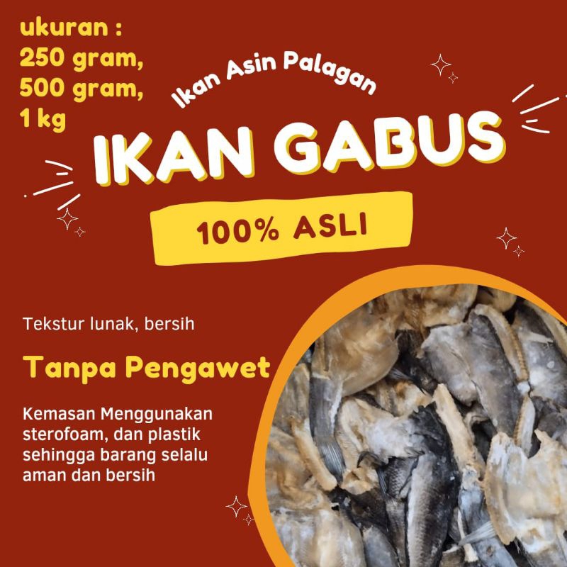 

Ikan Asin Gabus KUALITAS BAIK DAN HARGA TERJANGKAU tersedia ukuran 250 gr, 500 gr, 1 kg