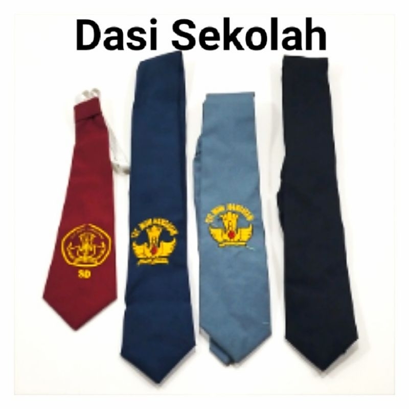 Dasi Sekolah SD SMP SMA Dasi Coklat Pramuka