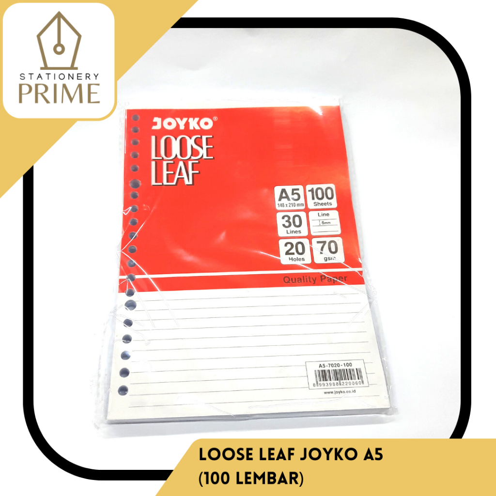 

Loose Leaf / Kertas Isi File Binder Joyko A5 isi 100