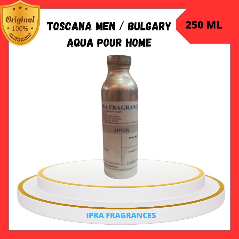 BIBIT PARFUM TOSCANA MEN / BVLGARY , AQVA POUR HOME 250 ML BY IPRA FRAGRANCES