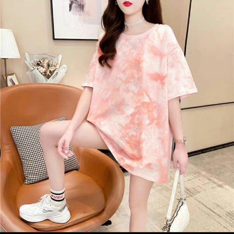 kaos oversize / Oversized T Shirt korean style watercolor
