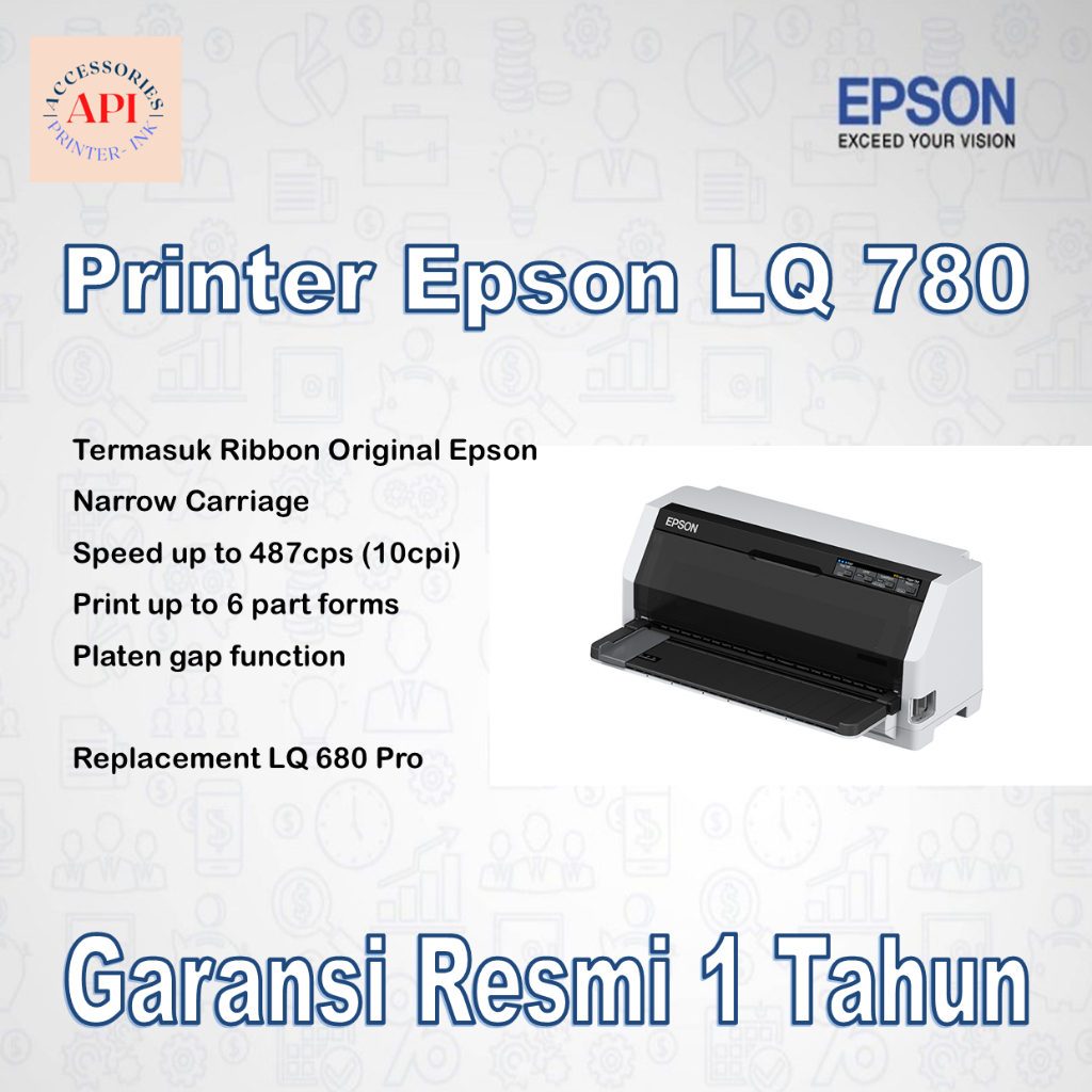 Printer Epson LQ 780  LQ-780 LQ780 Dot Matrix - Garansi Resmi - Pengganti LQ 680 Pro