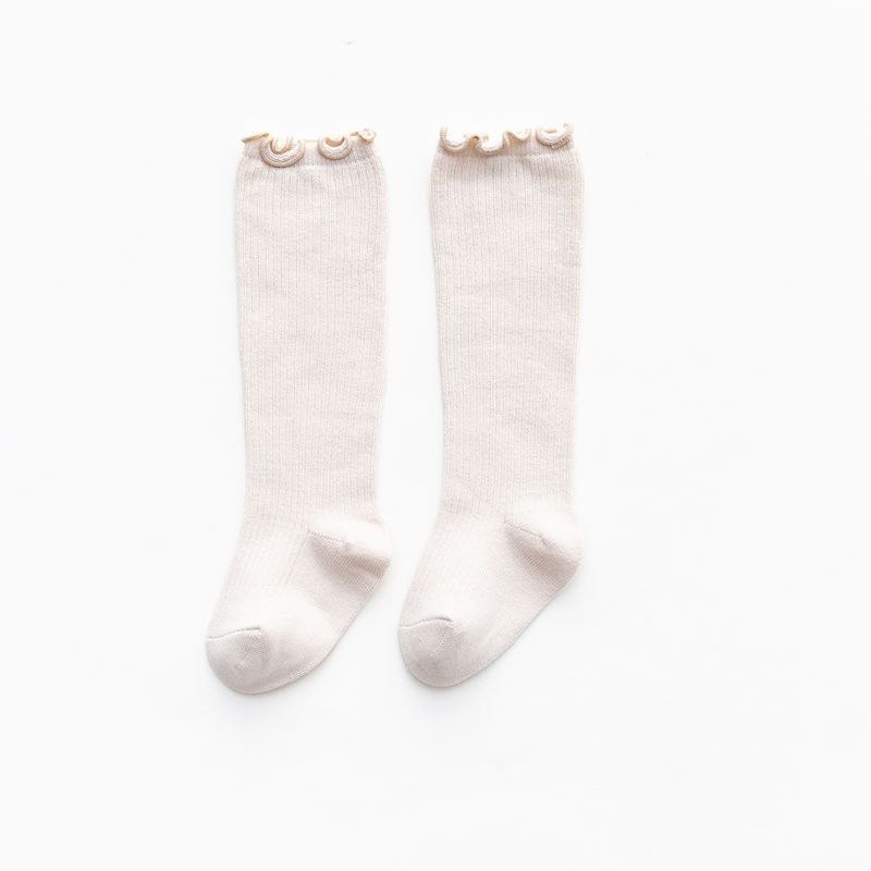 Kaos Kaki Bayi polos rib Curly