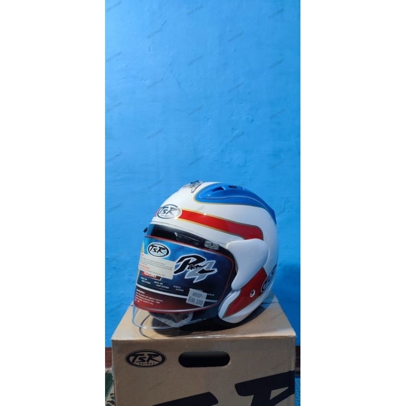 HELM TSR RAM4 FREDDIE SPENCER (TANDUK BIRU)