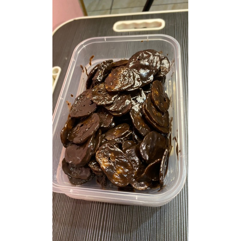 

kripik banana coklat lumer 250 gram