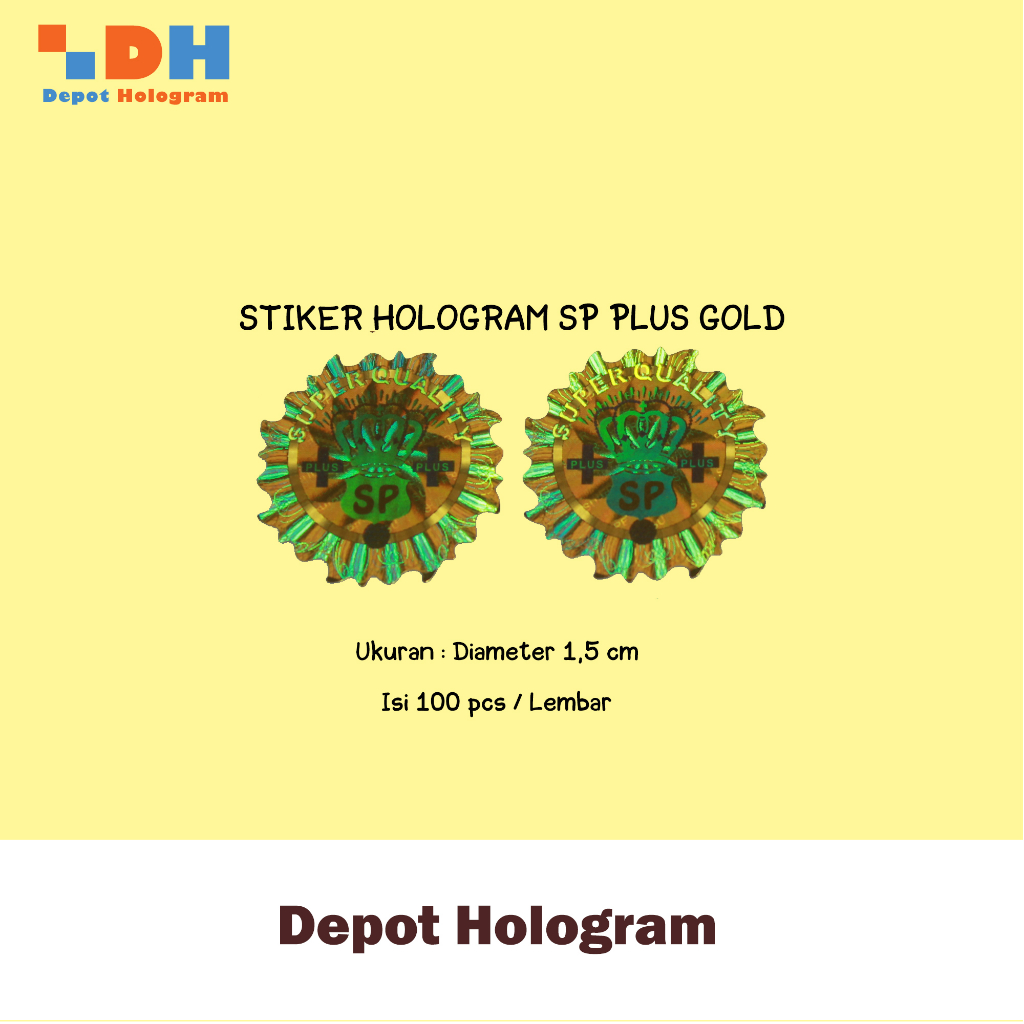 

Pkt ST. Hologram SP Plus uk.d. 1,5 cm - 100 lbr